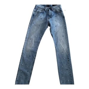 💙 NWT Prps Women's El Camino Taper Boyfriend Jeans with Black/white perls